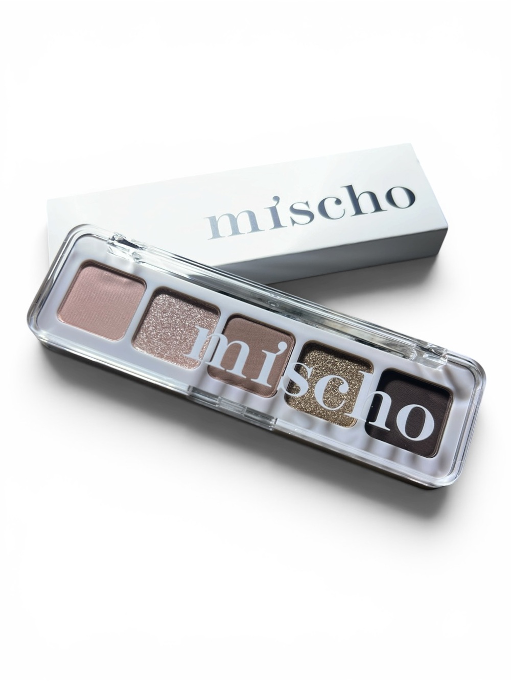 MISCHO Eye Shadow Palette Clean Girl Neutral and Shimmer Tones